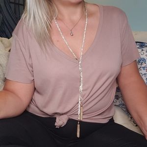 Beautiful Rose Gold Statem Necklace